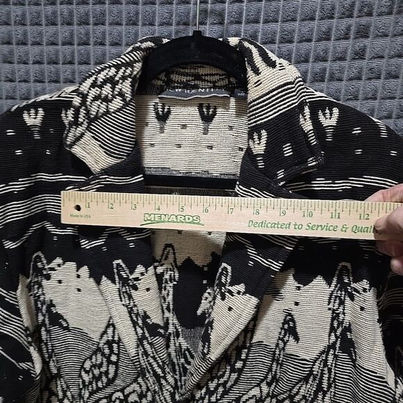 VTG Giraffe Tapestry Blazer Jacket FitsL NewIdentity Southwestern African Safari - Picture 4 of 14
